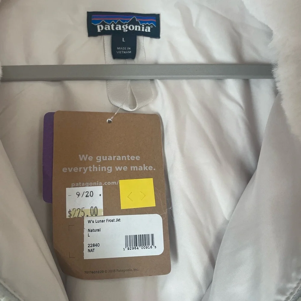 Patagonia Lunar Frost Teddy Jacket NWT large - Picture 2 of 3